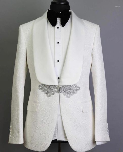 men's suits & blazers elegant wedding tuxedos groom 2021 vintage designs tailor made mens white jacquard tuxedo jacket only prom for, White;black
men's suits & blazers elegant wedding tuxedos groom 2021 vintage designs tailor made mens white jacquard tuxedo jacket only prom for, White;black