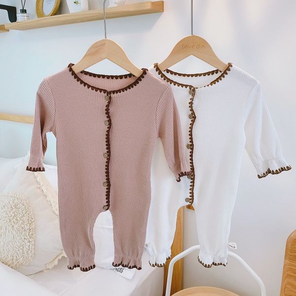 0-2years newborn baby boy girl romper long sleeve single breasted ribbed cotton jumpsuit one pieces infant clothes, Blue
0-2years newborn baby boy girl romper long sleeve single breasted ribbed cotton jumpsuit one pieces infant clothes, Blue