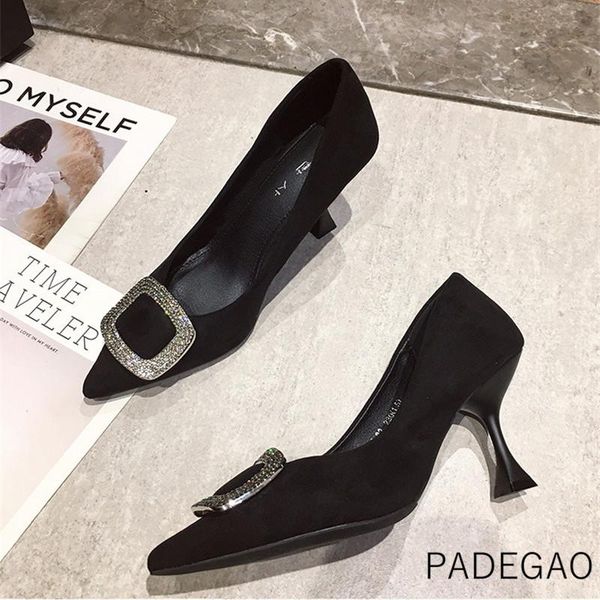 dress shoes high heel 2021 women buckle high-heeled crystal bling shallow fashion woman heels, Black
dress shoes high heel 2021 women buckle high-heeled crystal bling shallow fashion woman heels, Black