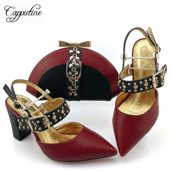 dress shoes graceful wedding/party pointed toe sandal matching with handbag set for fashion lady mm1092 in wine, heel height 9cm, Black
dress shoes graceful wedding/party pointed toe sandal matching with handbag set for fashion lady mm1092 in wine, heel height 9cm, Black