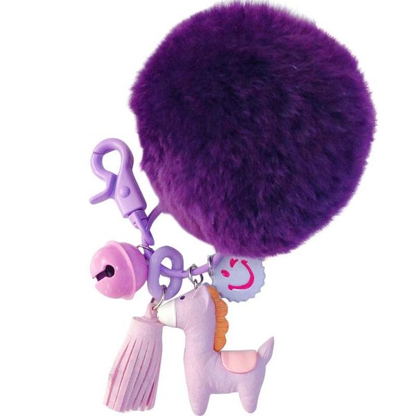 keychains the cute keychain animal pvc fur pompom women bag charm key ring pendant gifts high quality, Silver
keychains the cute keychain animal pvc fur pompom women bag charm key ring pendant gifts high quality, Silver