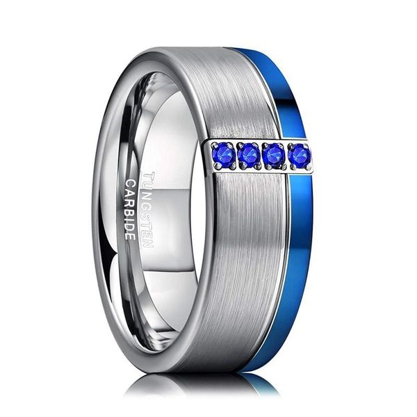 wedding rings 2021 valentine's day gift for men trendy silver frosted blue strip surface zircon carbide tungsten steel ring men's, Slivery;golden
wedding rings 2021 valentine's day gift for men trendy silver frosted blue strip surface zircon carbide tungsten steel ring men's, Slivery;golden
