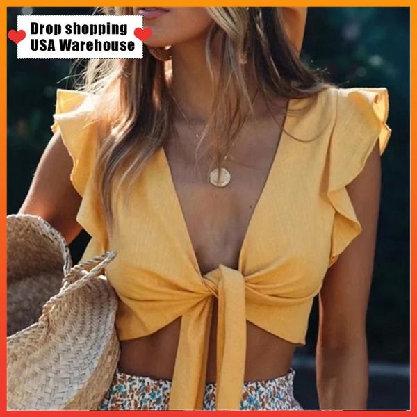 women's tanks & camis oushang yellow linen ruffles tank women summer v-neck bow tie front crop female casual beach camisole short white
women's tanks & camis oushang yellow linen ruffles tank women summer v-neck bow tie front crop female casual beach camisole short white