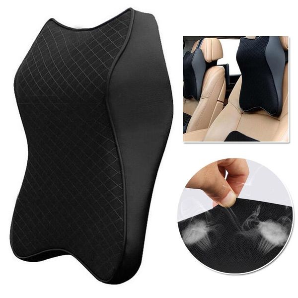 pillow cars seat headrest pad memory cotton foam head neck resravel support breathable mesh fabric +
pillow cars seat headrest pad memory cotton foam head neck resravel support breathable mesh fabric +