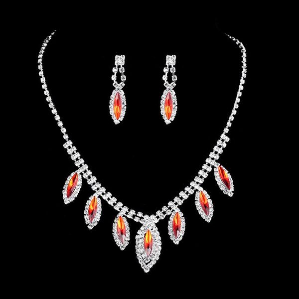 earrings & necklace trendy banquet bridal jewelry claw chain rhinestone acrylic horse eye drop two-piece set wedding accessories, Silver
earrings & necklace trendy banquet bridal jewelry claw chain rhinestone acrylic horse eye drop two-piece set wedding accessories, Silver