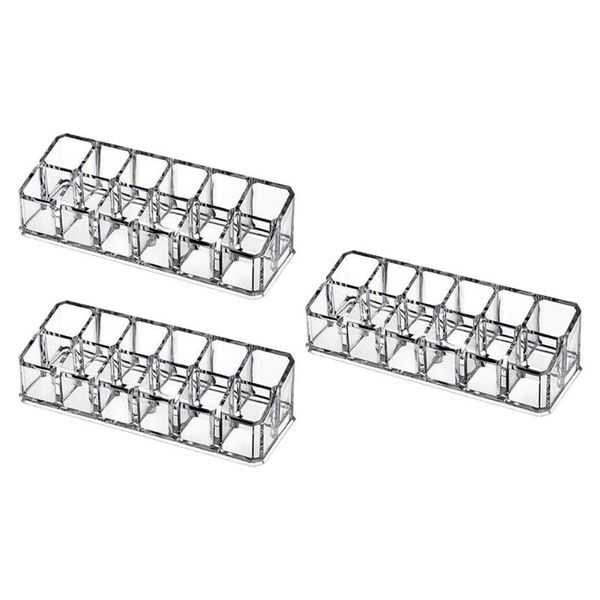 storage boxes & bins 3pcs 12 slots makeup lipstick holders lip gloss display cases
storage boxes & bins 3pcs 12 slots makeup lipstick holders lip gloss display cases