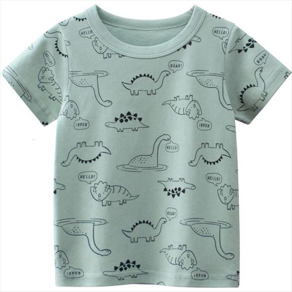 27kids childrens clothing boys short sleeve t shirt pattern kids cartoons dinosaur cotton sweater clothes, Blue
27kids childrens clothing boys short sleeve t shirt pattern kids cartoons dinosaur cotton sweater clothes, Blue