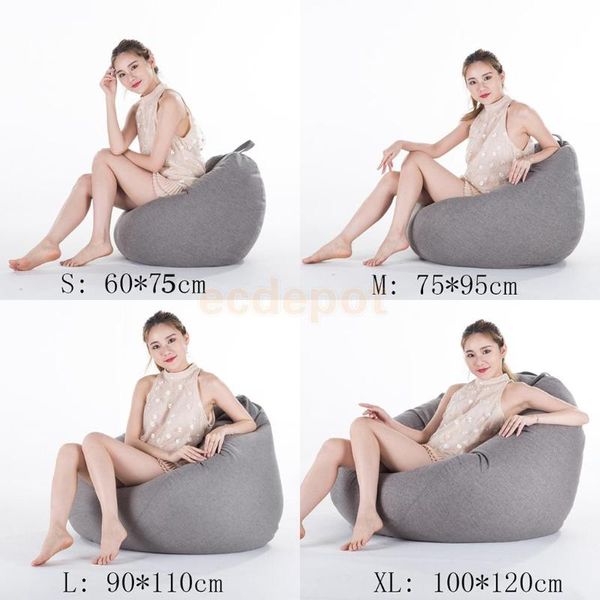 fityle extra large bean bag sofa chair covers replacement comfy beanbag without filling lounger seat tatami furniture 90*110cm cushion/decor
fityle extra large bean bag sofa chair covers replacement comfy beanbag without filling lounger seat tatami furniture 90*110cm cushion/decor