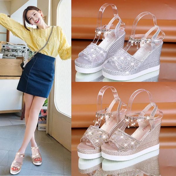 sandals 2021 fashion women wedges casual buckle strap heel platform summer gladiator open toe roman shoes ladies 40, Black
sandals 2021 fashion women wedges casual buckle strap heel platform summer gladiator open toe roman shoes ladies 40, Black