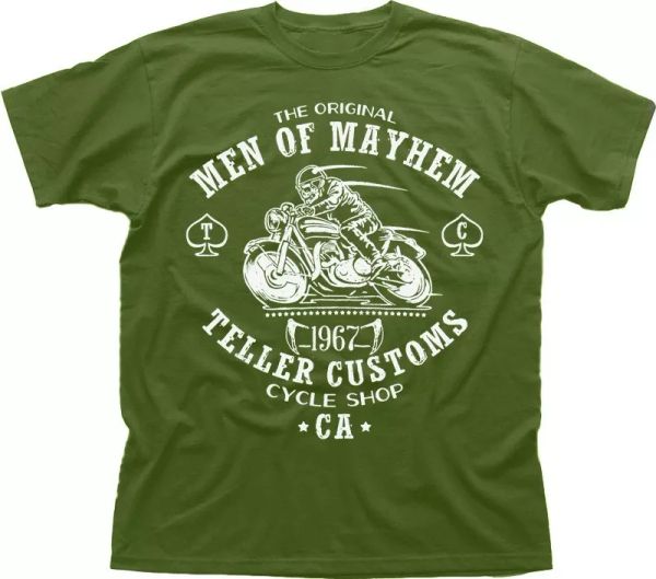 Original SAMCRO MEN OF MAYHEM TELLER CUSTOMS Motorcycle Harley t-shirt OZ9621, White;black
Original SAMCRO MEN OF MAYHEM TELLER CUSTOMS Motorcycle Harley t-shirt OZ9621, White;black
