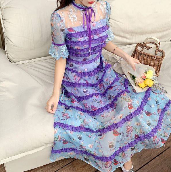 casual dresses elegant tulle summer runway evening party women lace mesh flowers embroidery female layer cake maxi tjxj, Black;gray
casual dresses elegant tulle summer runway evening party women lace mesh flowers embroidery female layer cake maxi tjxj, Black;gray
