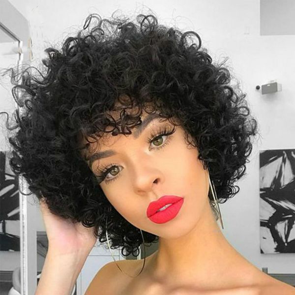 wig and american popular small curly european hair explosive head fan wig female chemical fiber headgear performance props, Black
wig and american popular small curly european hair explosive head fan wig female chemical fiber headgear performance props, Black