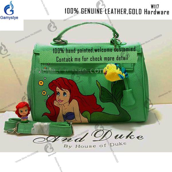 mermaid princess girl cute hand draw print h women totes cowhide handbags gifts genuine leather bags
mermaid princess girl cute hand draw print h women totes cowhide handbags gifts genuine leather bags