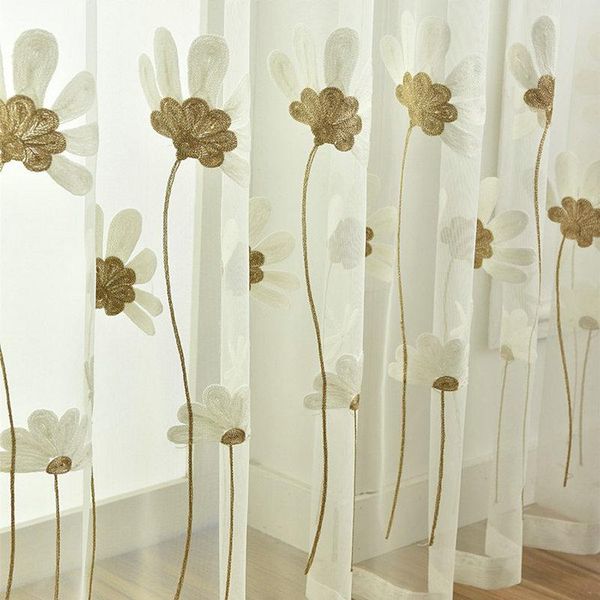 curtain & drapes pastoral fresh floral embroidered modern curtains drape panel sheer tulle for living room bedroom kitchen fabrics organza
curtain & drapes pastoral fresh floral embroidered modern curtains drape panel sheer tulle for living room bedroom kitchen fabrics organza