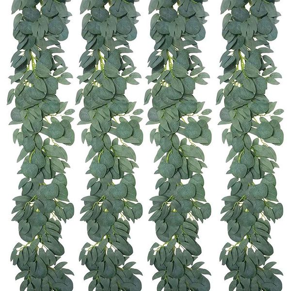decorative flowers & wreaths 4 pack 6.5 feet faux silver dollar eucalyptus with willow leaves vines twigs string for wedding greenery garlan
decorative flowers & wreaths 4 pack 6.5 feet faux silver dollar eucalyptus with willow leaves vines twigs string for wedding greenery garlan
