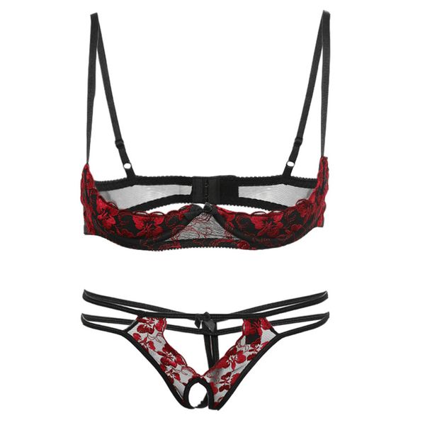 2021red embroidery lace bra panty lingerie set underwear woman open crotch panties thin cup flower set lenceria encaje, Black;white
2021red embroidery lace bra panty lingerie set underwear woman open crotch panties thin cup flower set lenceria encaje, Black;white