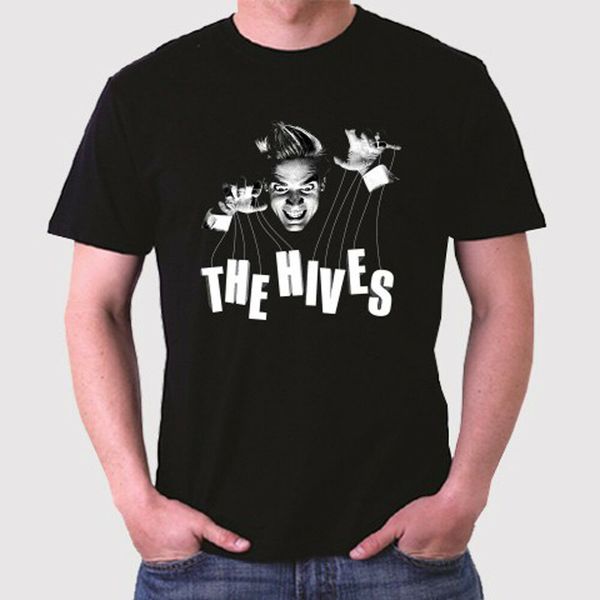 new the hives logo men's black t-shirt size s to 3xl, White;black
new the hives logo men's black t-shirt size s to 3xl, White;black