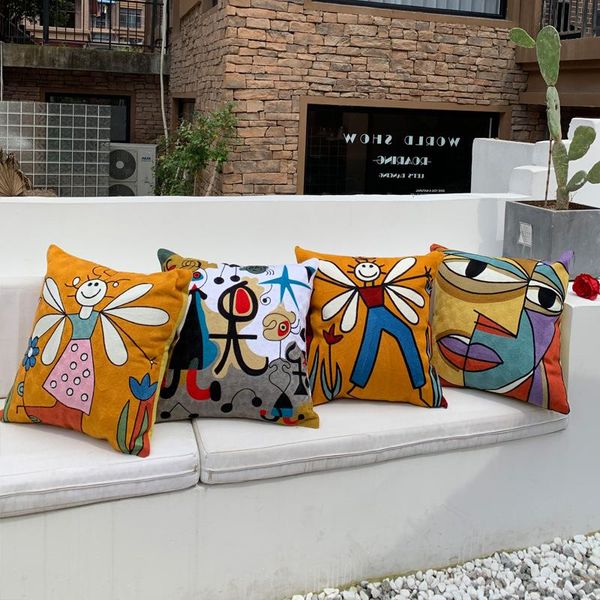 cushion/decorative pillow style cushion cover picasso embroidered decorative throw pillowcases abstract creative decoration for home sofa ca
cushion/decorative pillow style cushion cover picasso embroidered decorative throw pillowcases abstract creative decoration for home sofa ca