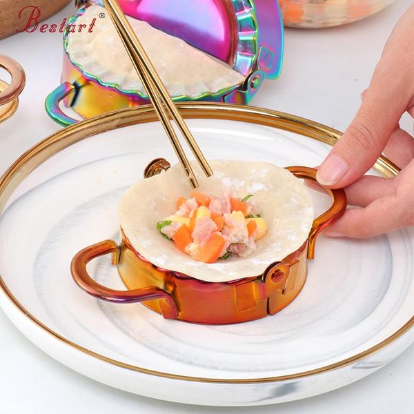 pcs multifunction dumplings mould cutter dumpling maker form stainless steel molds cooking pastry tool baking & tools
pcs multifunction dumplings mould cutter dumpling maker form stainless steel molds cooking pastry tool baking & tools