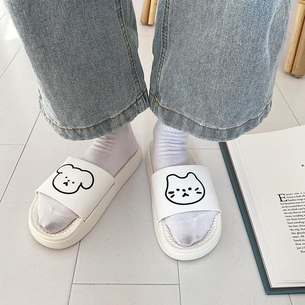 slippers deeptown women's sandals kawaii cute casual flats fashion 2021 home outdoor beach summer slides white drop, Black
slippers deeptown women's sandals kawaii cute casual flats fashion 2021 home outdoor beach summer slides white drop, Black