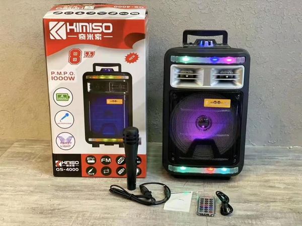 mini speakers 8 inch big bluetooth speaker high-power column subwoofer led lights with microphone karaoke fm tf remote control box
mini speakers 8 inch big bluetooth speaker high-power column subwoofer led lights with microphone karaoke fm tf remote control box