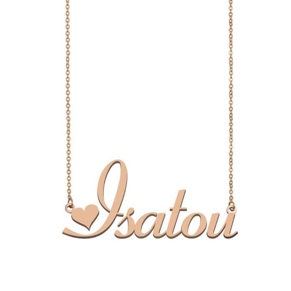 pendant necklaces isatou name necklace , custom for women girls friends birthday wedding christmas mother days gift, Silver
pendant necklaces isatou name necklace , custom for women girls friends birthday wedding christmas mother days gift, Silver