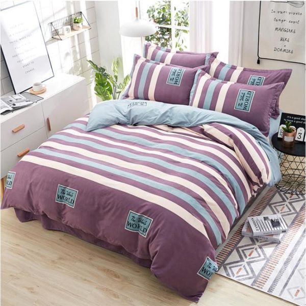bedding sets double-sided home textile duvet cover pillow case luxurious soft bed sheet thicken stripe set for bedroom oceania
bedding sets double-sided home textile duvet cover pillow case luxurious soft bed sheet thicken stripe set for bedroom oceania