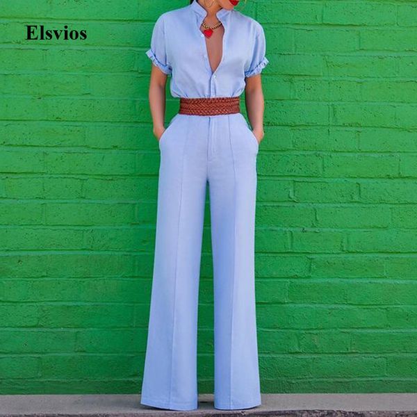 women's jumpsuits & rompers elegant pocket wide leg jumpsuit v-neck office lady romper summer short sleeve button playsuit ov, Black;white
women's jumpsuits & rompers elegant pocket wide leg jumpsuit v-neck office lady romper summer short sleeve button playsuit ov, Black;white