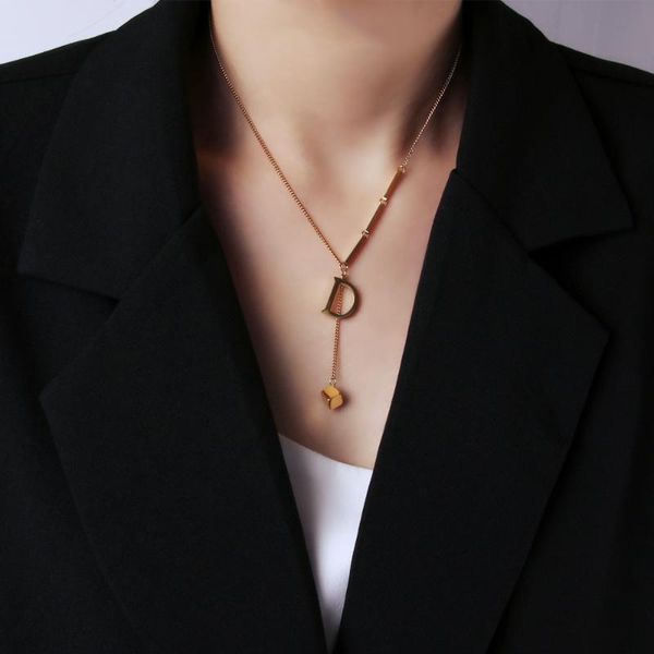 pendant necklaces korean fashion 2021 trend small design simple square letter d jewelry for women gilded luxury short clavicle, Silver
pendant necklaces korean fashion 2021 trend small design simple square letter d jewelry for women gilded luxury short clavicle, Silver