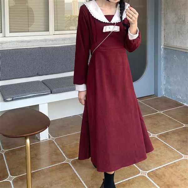 wonder elegant dress party kawaii casual streetwear japanese korean style sweet bow a-line midi vestidos 210510, Black;gray
wonder elegant dress party kawaii casual streetwear japanese korean style sweet bow a-line midi vestidos 210510, Black;gray
