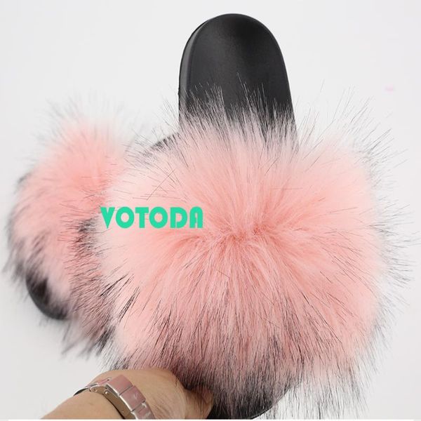 fashion summer furry women slippers faux raccoon fur ladies flip flops casual fluffy outdoor sandals female flock shoes, Black
fashion summer furry women slippers faux raccoon fur ladies flip flops casual fluffy outdoor sandals female flock shoes, Black