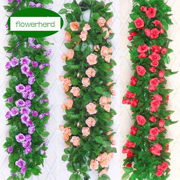 2pcs 2.4m artificial flower vine silk rose diy cloth art wedding party decorative crafts multicolor flowers & wreaths
2pcs 2.4m artificial flower vine silk rose diy cloth art wedding party decorative crafts multicolor flowers & wreaths