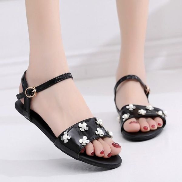 oversized9 12 summer flat sandals ladies women shoes woman pearls are worn with bare toes, Black
oversized9 12 summer flat sandals ladies women shoes woman pearls are worn with bare toes, Black