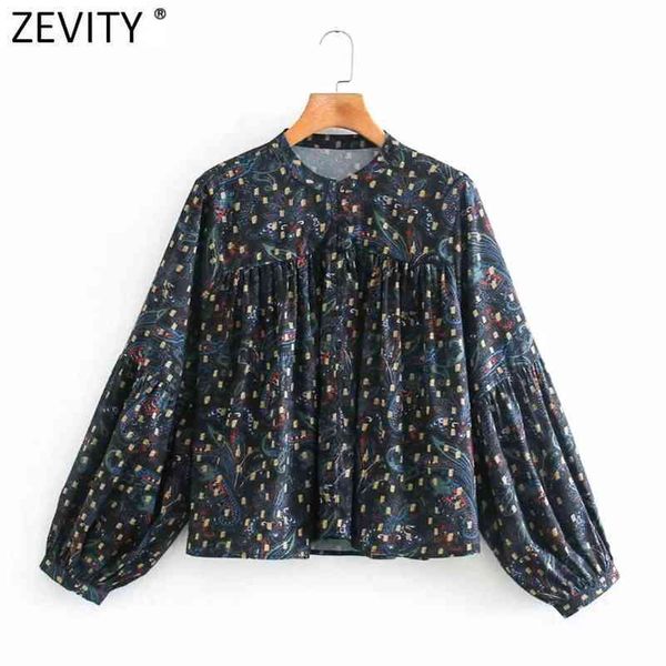 women vintage totem flower print casual loose smock blouse office ladies lantern sleeve shirt chic blusas ls7449 210416, White;black
women vintage totem flower print casual loose smock blouse office ladies lantern sleeve shirt chic blusas ls7449 210416, White;black