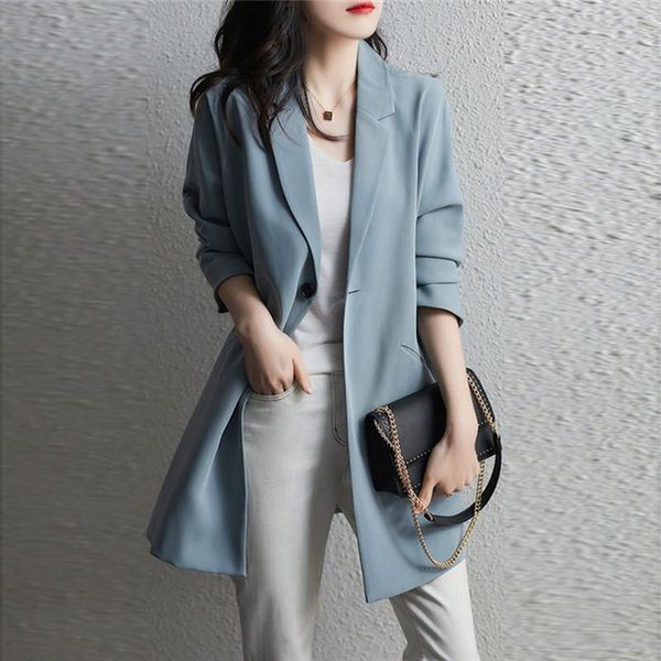 women's suits & blazers women 2021 spring summer chic solid color casual blazer jacket office lady pockets work suit coat female busine, White;black
women's suits & blazers women 2021 spring summer chic solid color casual blazer jacket office lady pockets work suit coat female busine, White;black