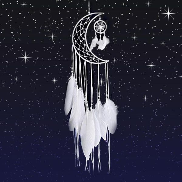 decorative objects & figurines mini moon wind chimes dream catcher handmade catchers net hanging decoration ornament room car home decor
decorative objects & figurines mini moon wind chimes dream catcher handmade catchers net hanging decoration ornament room car home decor