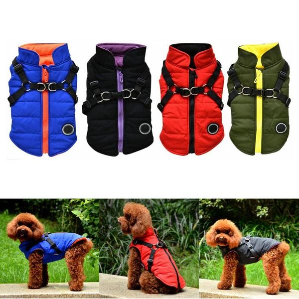 pet dog puppy clothes vest jacket outfit clothing zipper winter warm coat with harness apparel
pet dog puppy clothes vest jacket outfit clothing zipper winter warm coat with harness apparel