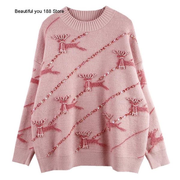 women's sweaters christmas sweater female forest fairy literature and art french languid style ancient deer nail bead foreign, White;black
women's sweaters christmas sweater female forest fairy literature and art french languid style ancient deer nail bead foreign, White;black