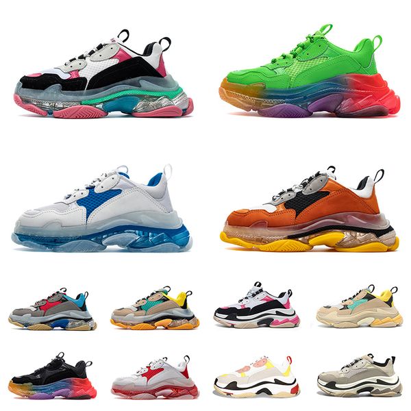 fashion triple s luxury designer shoes women mens casual shoe clear sole dad 17fw paris sneakers balenciagas crystal bottoms platform beige, Black
fashion triple s luxury designer shoes women mens casual shoe clear sole dad 17fw paris sneakers balenciagas crystal bottoms platform beige, Black