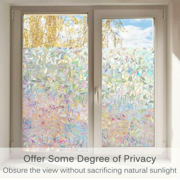 window stickers 3d glass film sticker stained anti uv self-adhesive rainbow 100x45cm decorative privacy
window stickers 3d glass film sticker stained anti uv self-adhesive rainbow 100x45cm decorative privacy