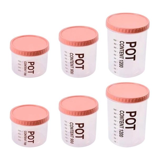 6pcs grain storage pots sealed can kitchen cereal container for oatmeal rice ) bottles & jars
6pcs grain storage pots sealed can kitchen cereal container for oatmeal rice ) bottles & jars