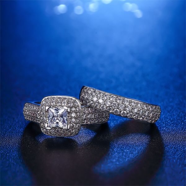 YHAMNI Luxury Engagement Double Rings Set Original Real 925 Solid Silver White CZ Zircon Ring Set Wedding Fine jewelry 231 T2, Slivery;golden
YHAMNI Luxury Engagement Double Rings Set Original Real 925 Solid Silver White CZ Zircon Ring Set Wedding Fine jewelry 231 T2, Slivery;golden