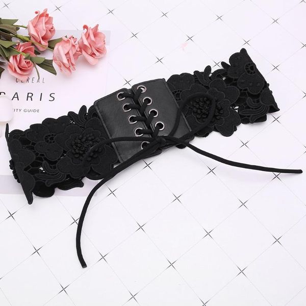belts women lace up corset waist belt floral hollow out elastic waistband bandage, Black;brown
belts women lace up corset waist belt floral hollow out elastic waistband bandage, Black;brown