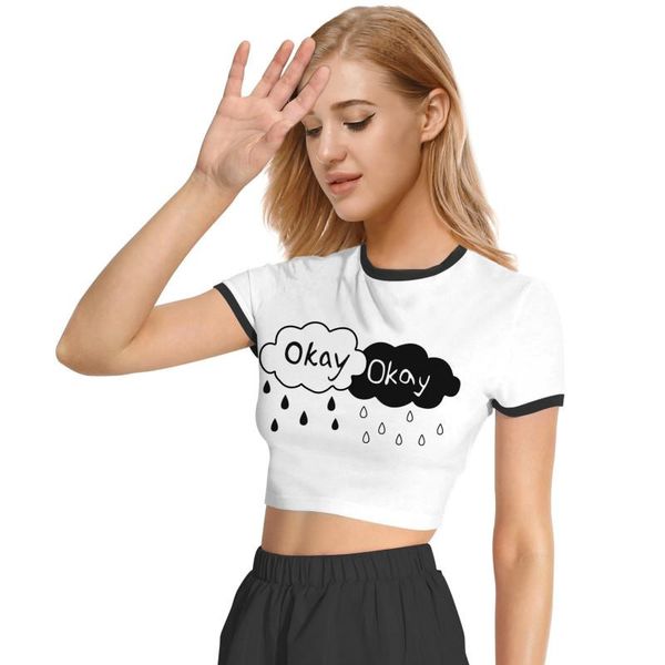 women's short t-shirt street digital printing and dyeing three-dimensional pattern trendy fashion summer slim crop 2021, White
women's short t-shirt street digital printing and dyeing three-dimensional pattern trendy fashion summer slim crop 2021, White