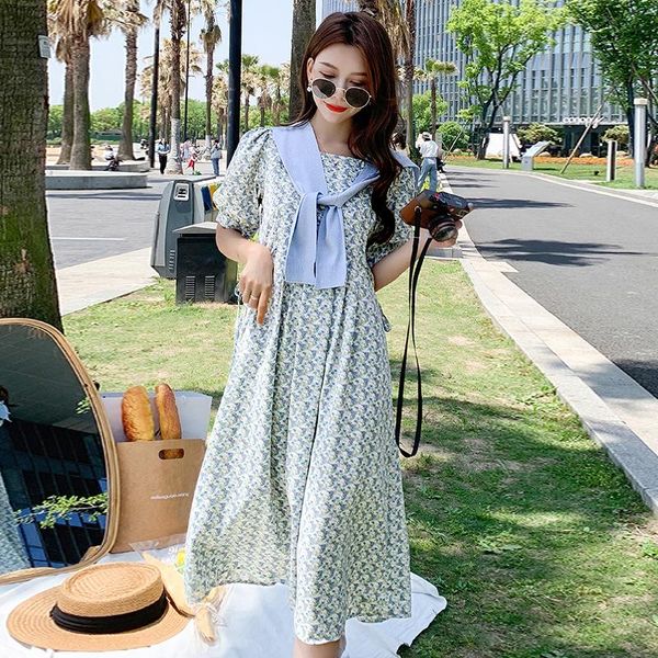 maternity dresses 421# dress short sleeves korean style cotton floral loose a line pregnant women plus size mom, White
maternity dresses 421# dress short sleeves korean style cotton floral loose a line pregnant women plus size mom, White