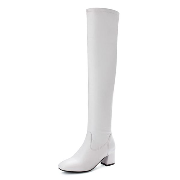 size 34-45 women high heel boots thick heel women winter shoes fashion over knee long boots ladies party footwear, Black
size 34-45 women high heel boots thick heel women winter shoes fashion over knee long boots ladies party footwear, Black