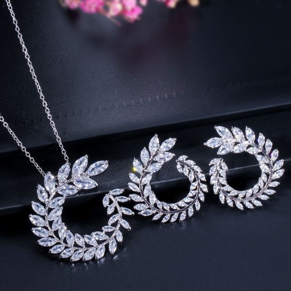 taobao zircon necklace two piece set anti allergy earrings real platinum electroplating color protection, Black
taobao zircon necklace two piece set anti allergy earrings real platinum electroplating color protection, Black