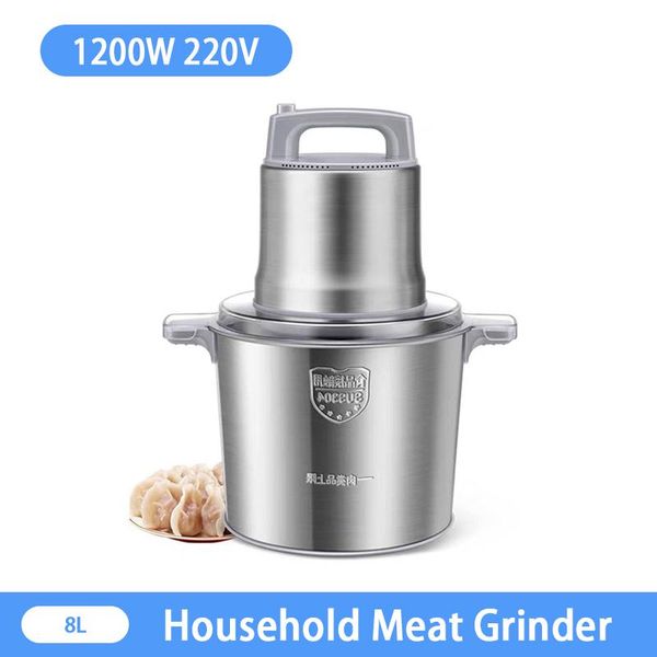 meat grinders 8l commercial 1200w high power crusher stainless steel pepper garlic vegetable
meat grinders 8l commercial 1200w high power crusher stainless steel pepper garlic vegetable