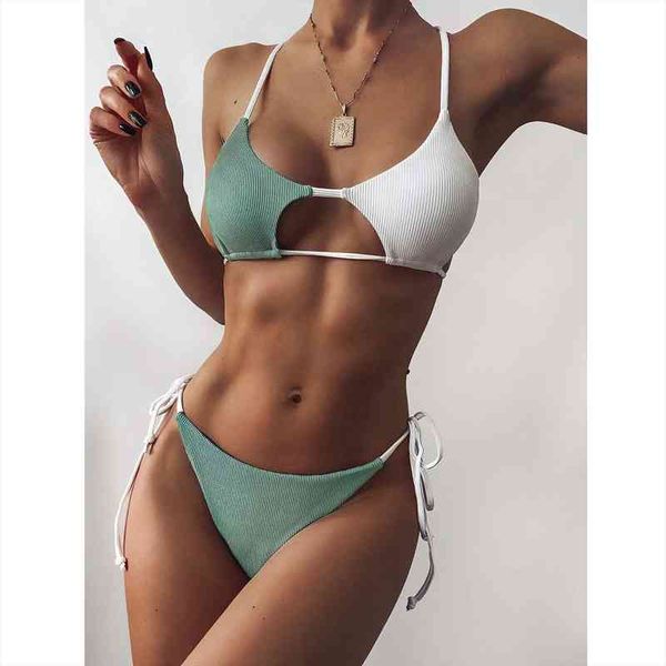 women patchwork bandage swimsuit push up hollow out bandage hight waist bikini set beachwear swimsuit, White;black
women patchwork bandage swimsuit push up hollow out bandage hight waist bikini set beachwear swimsuit, White;black
