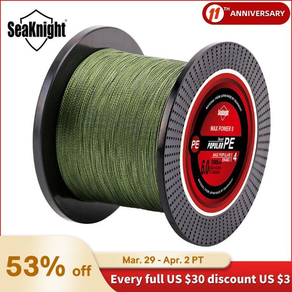 seaknight brand tp series 500m 1000m fishing line 8-60lb braided smooth multifilament pe for saltwater braid
seaknight brand tp series 500m 1000m fishing line 8-60lb braided smooth multifilament pe for saltwater braid